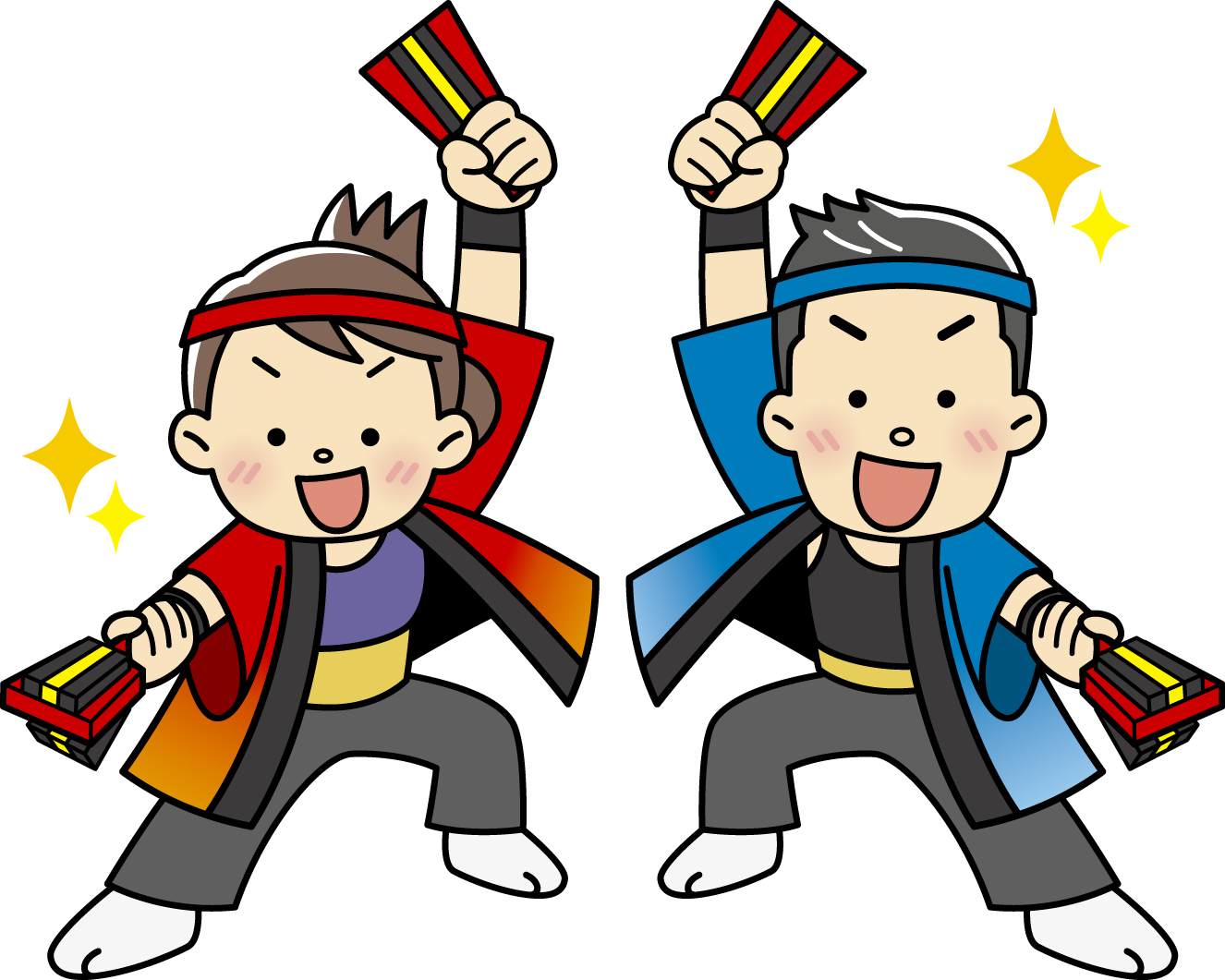 よさこいなどの催し物もあるよ
